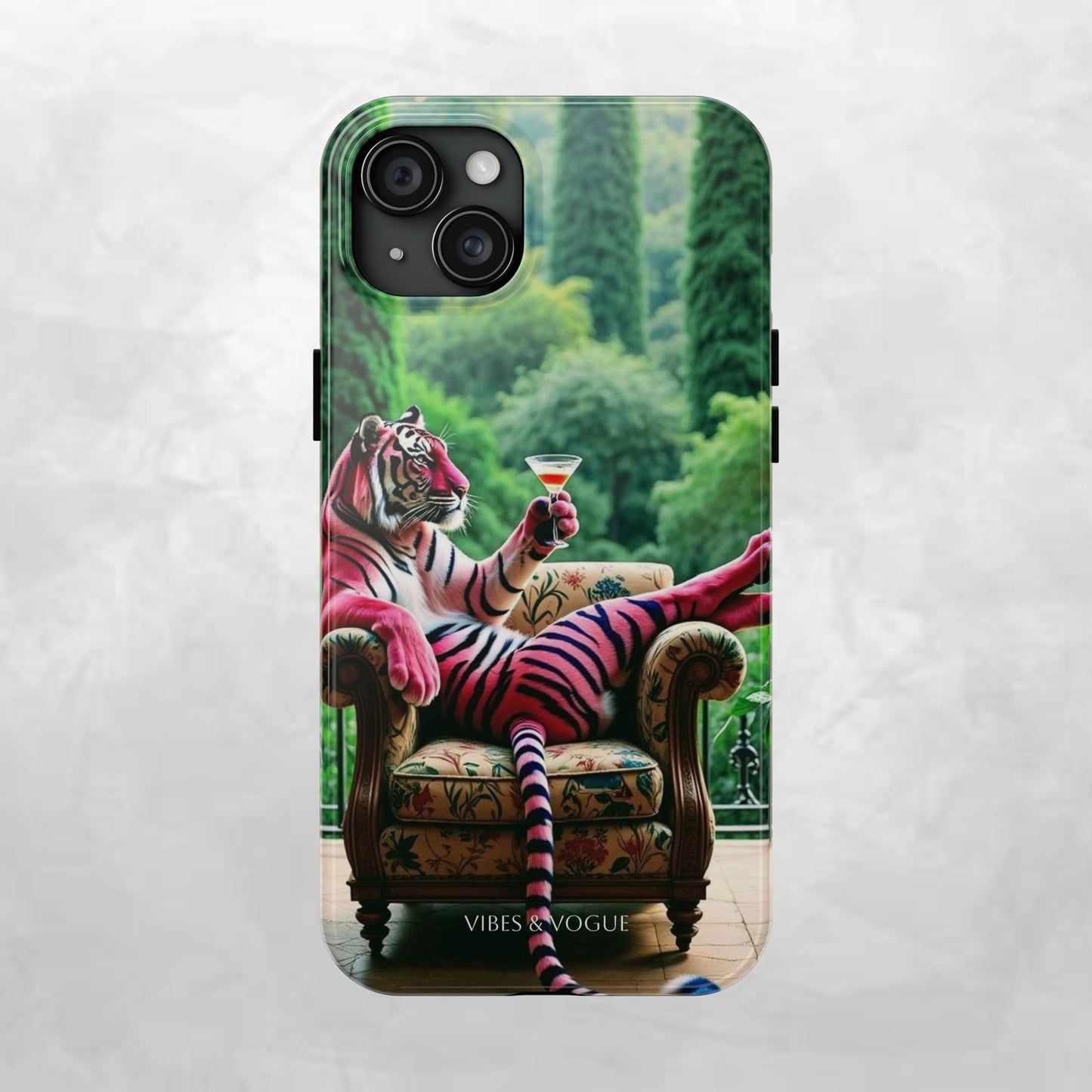 Relaxed Tiger Phone Case | Tough Case for Animal Lovers, Unique Gift for Friends, Stylish Tech Accessories, Fun Phone Cover, Vibrant Design