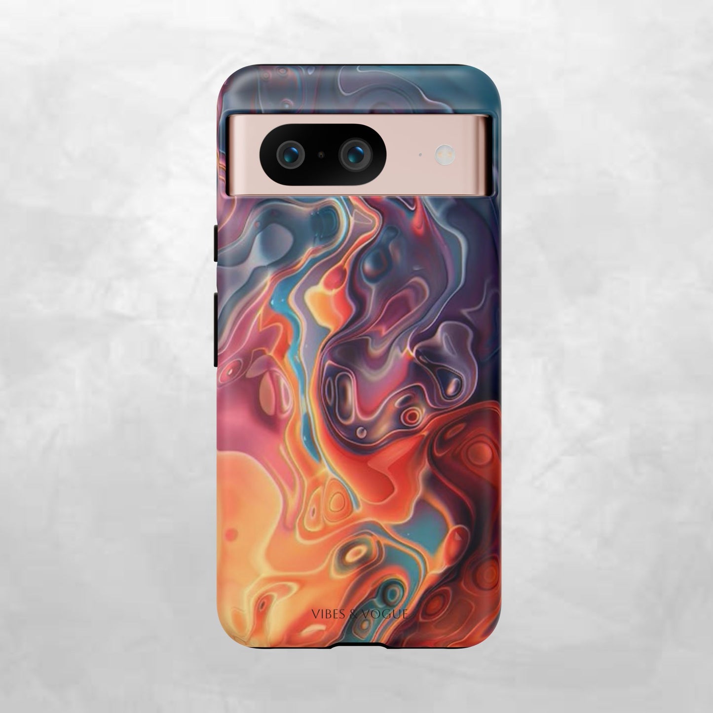 Colorful Phone Case, Abstract Print Cover, Tough Cases for Protection, Gift for Her, Modern Design, Trendy Mobile Accessory