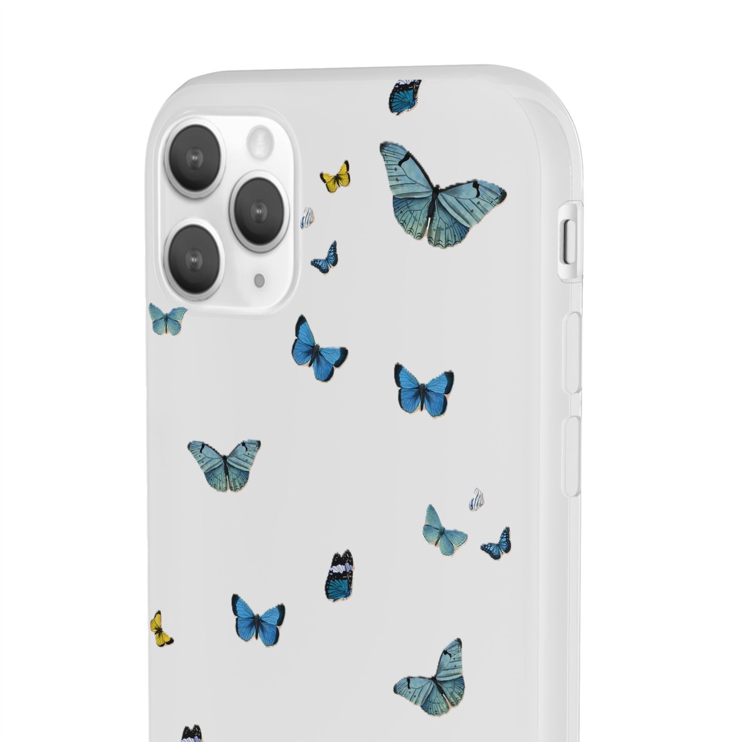 Butterfly Vibes Phone Case, Flexible Phone Cover, Elegant Phone Accessory, Gift for Nature Lovers, Spring Decor, Eco-Friendly Case