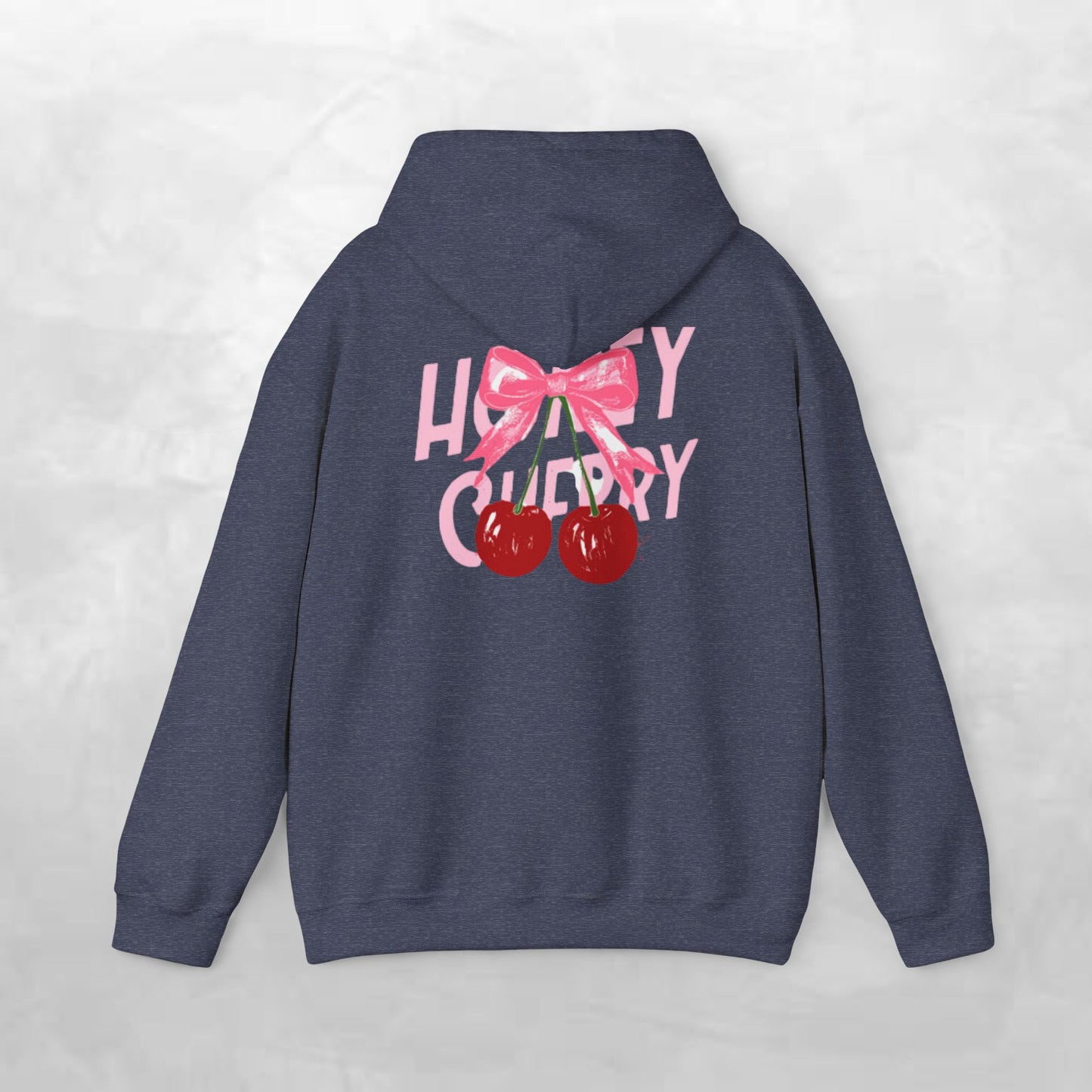 Cherry Bow Unisex Hoodie - Sweet, Cozy Style for Spring, Casual Wear, Gift for Birthdays, Summer Fun, Festival Fashion