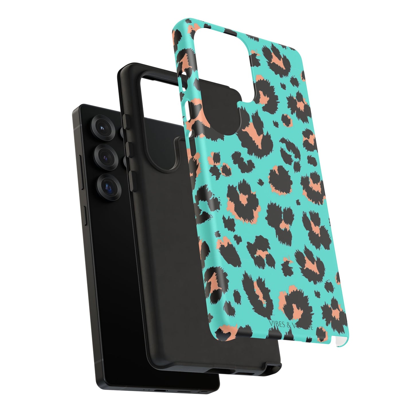 Leopard Print Phone Case, Tough Phone Case, Wild Style Accessory, Animal Print Cover, Stylish Phone Protection