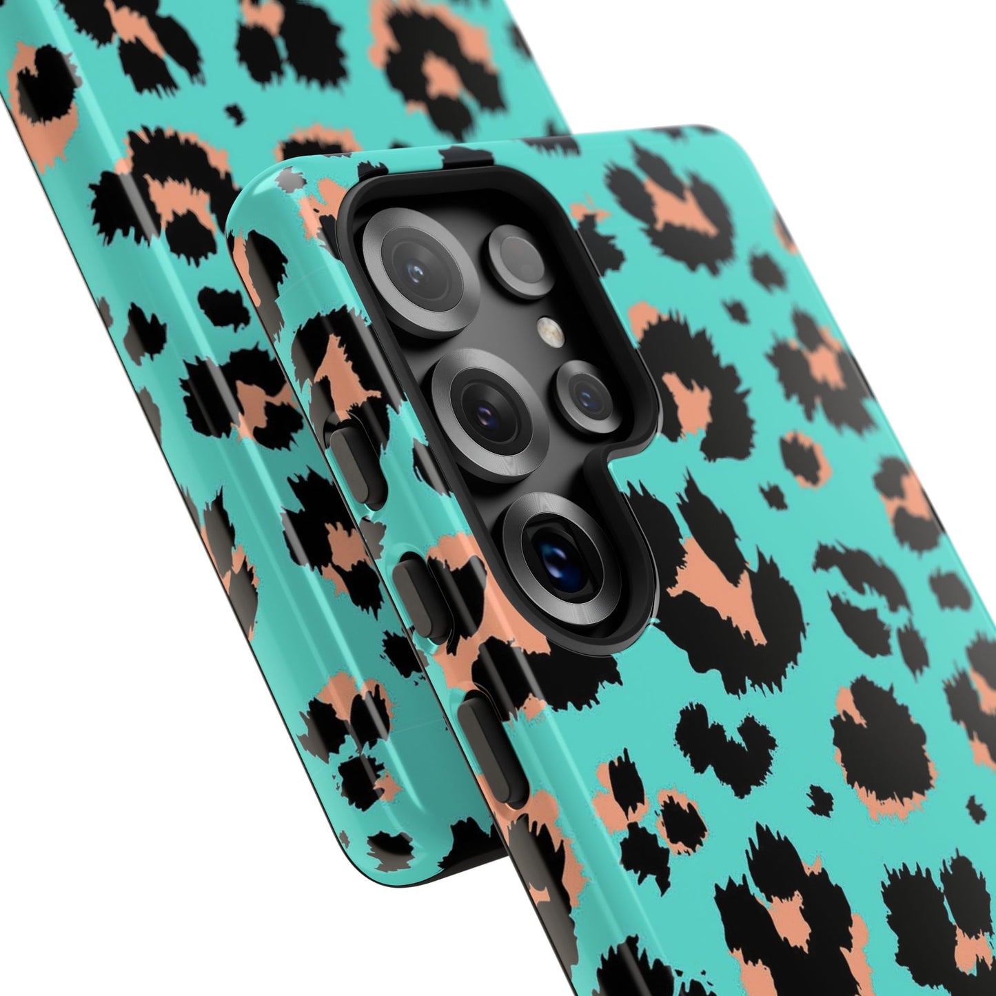 Leopard Print Phone Case, Tough Phone Case, Wild Style Accessory, Animal Print Cover, Stylish Phone Protection