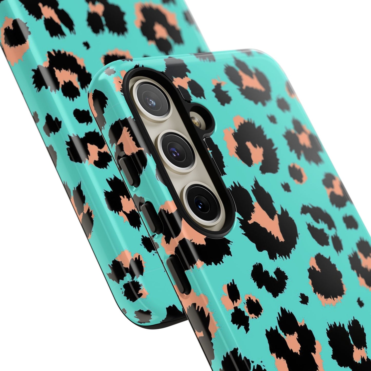 Leopard Print Phone Case, Tough Phone Case, Wild Style Accessory, Animal Print Cover, Stylish Phone Protection