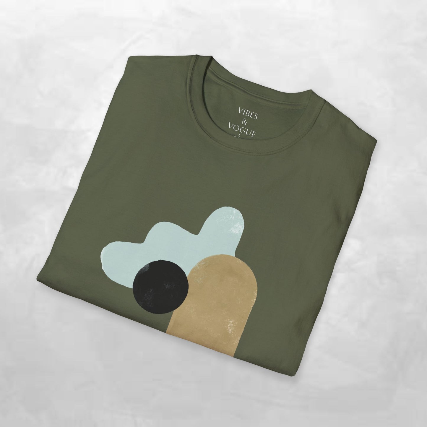 Vibes & Vogue Unisex Softstyle T-Shirt - Trendy Casual Wear for Art Lovers