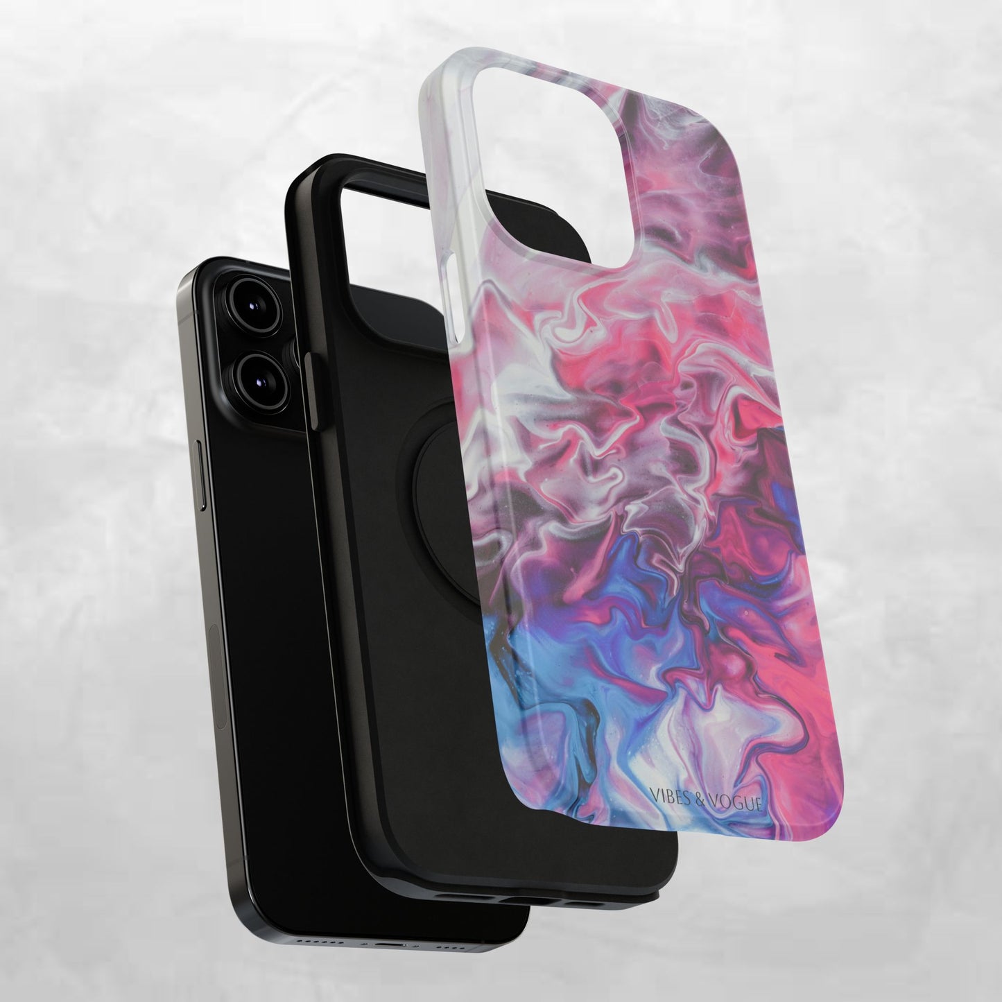 Vibrant Phone Case for Trendsetters | Abstract Marble Design, Impact-Resistant, Stylish Tech Accessory, Perfect Gift