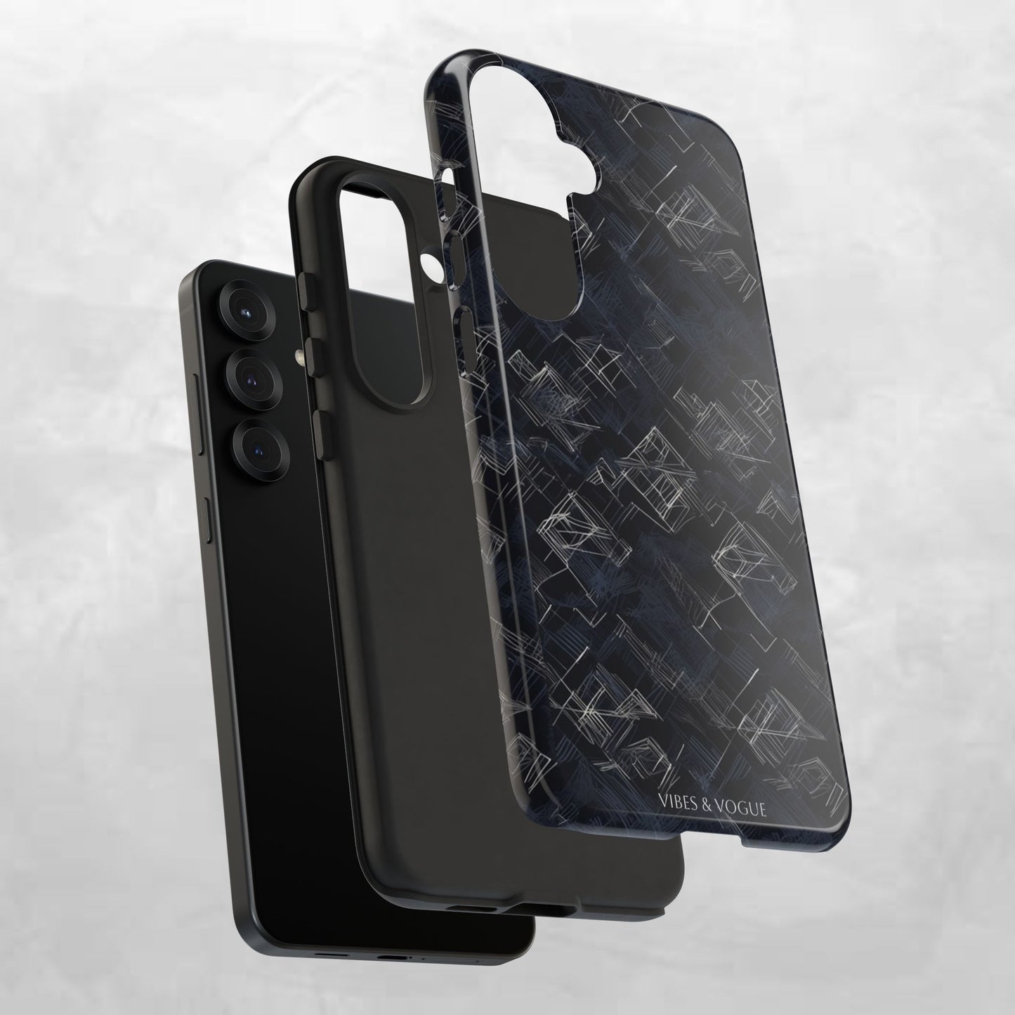 Tough Cases: Modern Geometric Phone Case - Durable, Stylish Protection