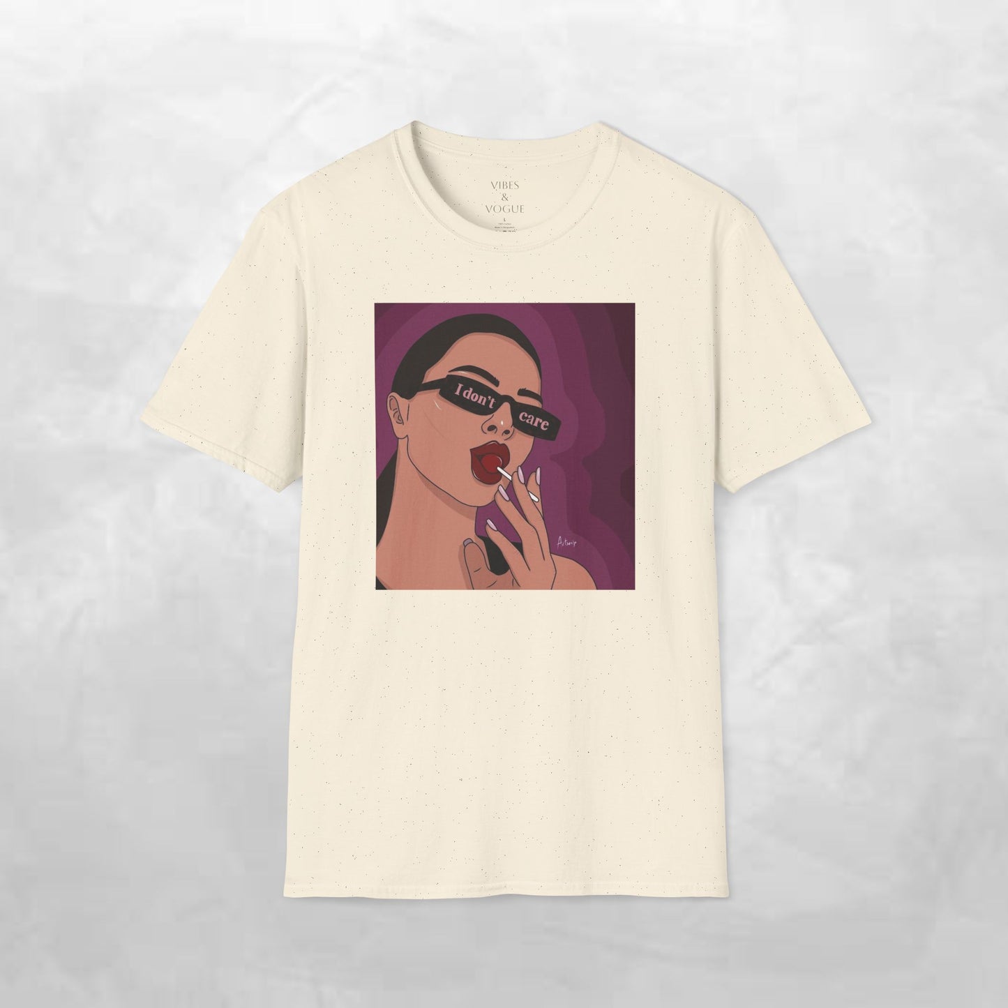 I Don't Care Graphic Unisex Softstyle T-Shirt – Casual Chic for Everyday Wear