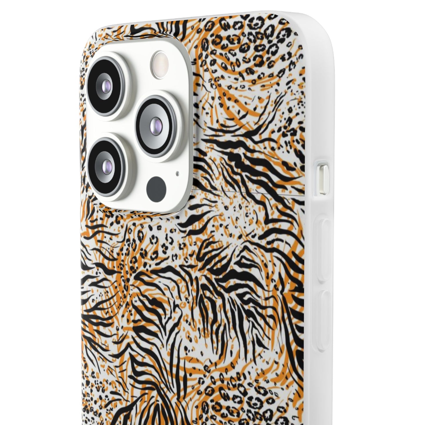 Wild Animal Print Flexi Case for iPhone - Fierce & Trendy Design