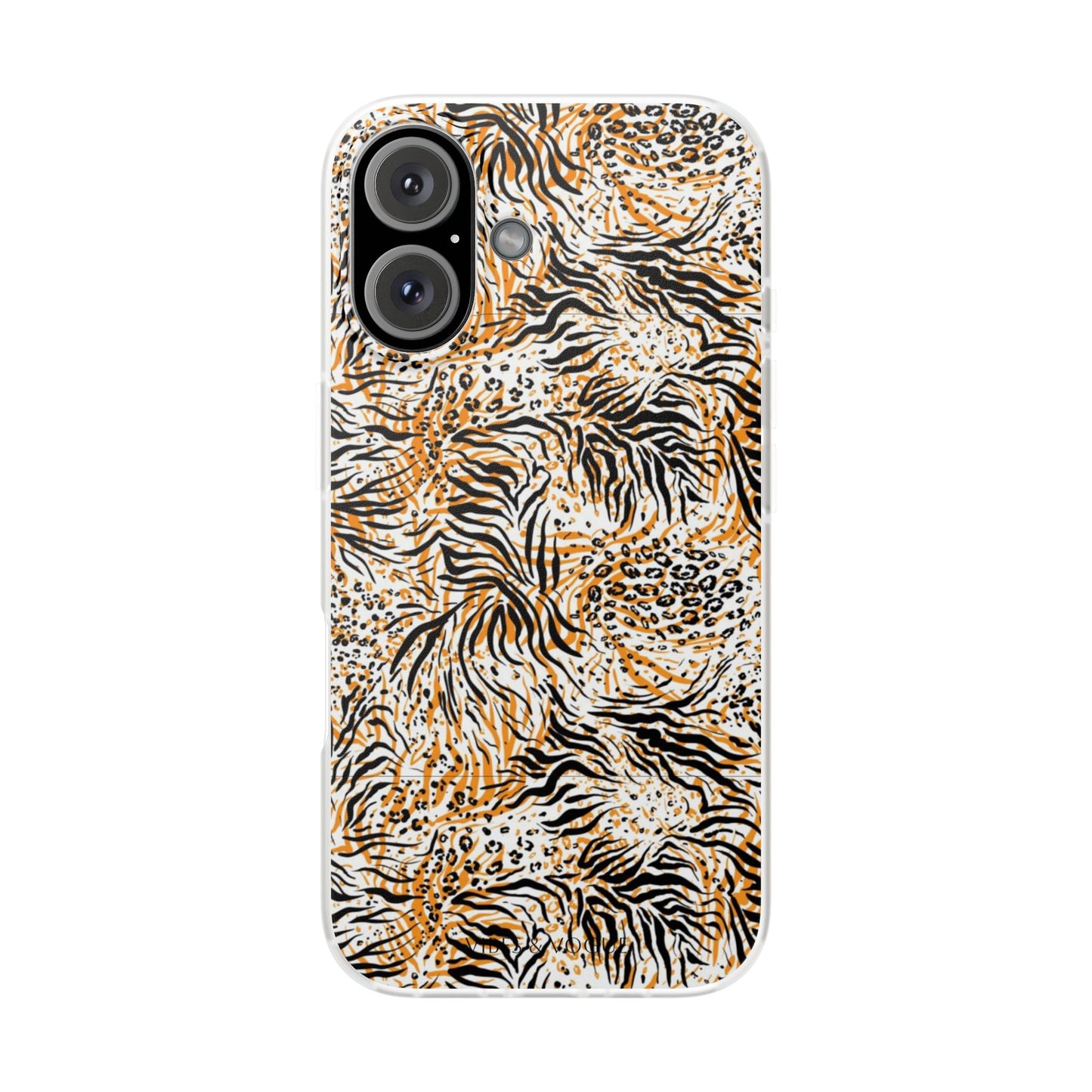 Wild Animal Print Flexi Case for iPhone - Fierce & Trendy Design