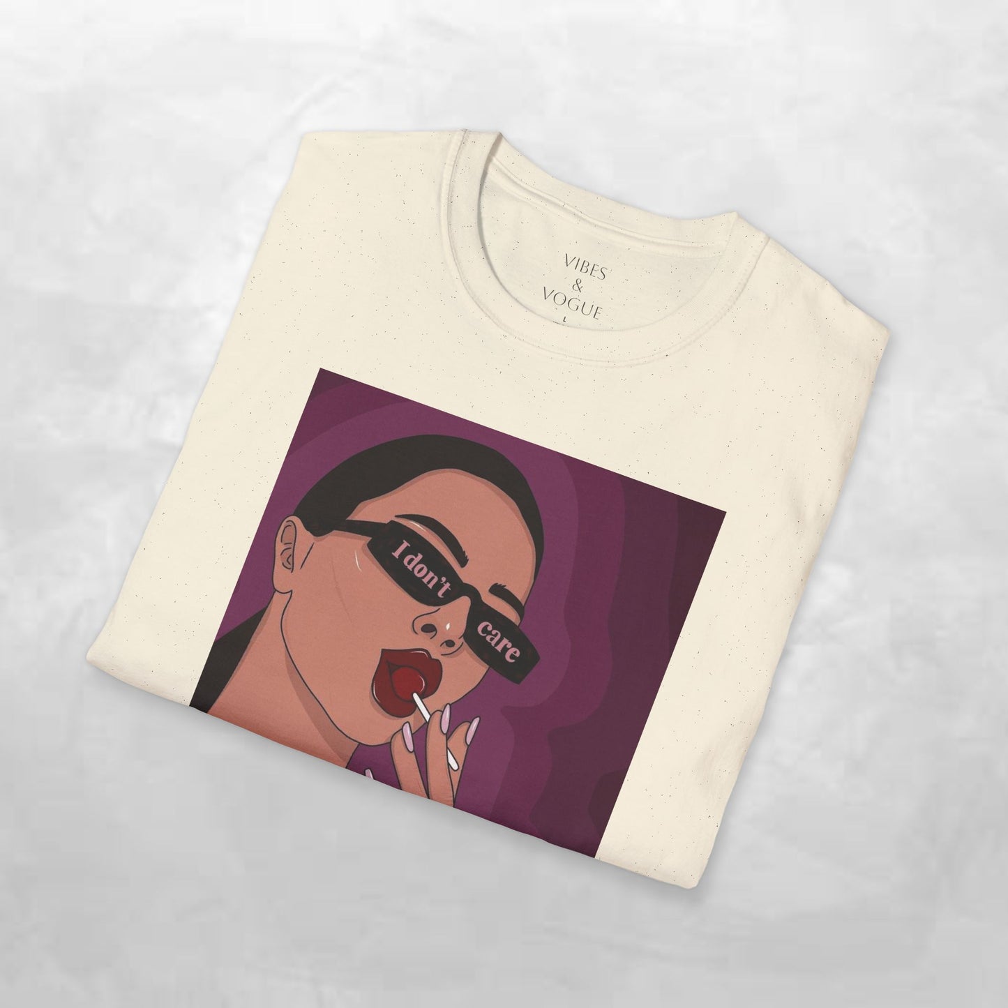 I Don't Care Graphic Unisex Softstyle T-Shirt – Casual Chic for Everyday Wear