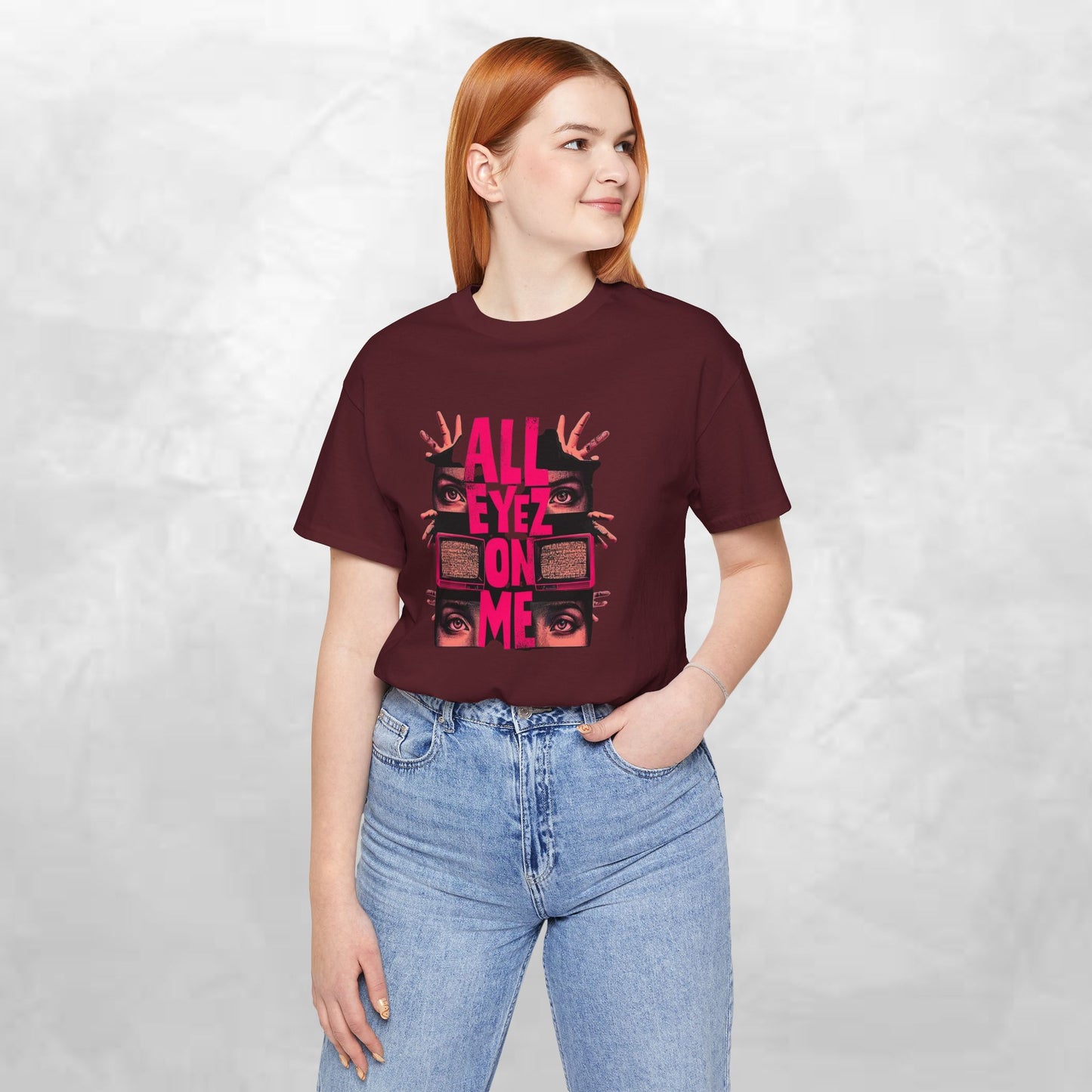 All Eyez On Me T-Shirt — Bold Retro Eyes Graphic Tee