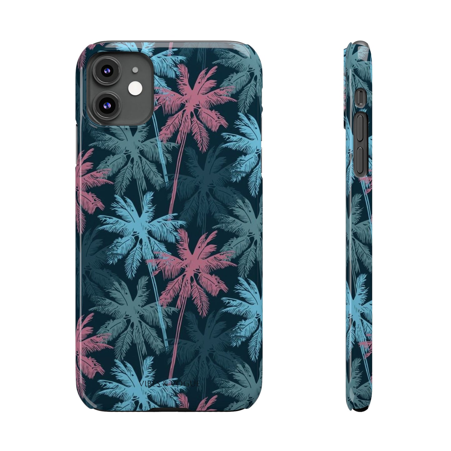 Tropical Vibes Slim Phone Case - Summer Botanical Design