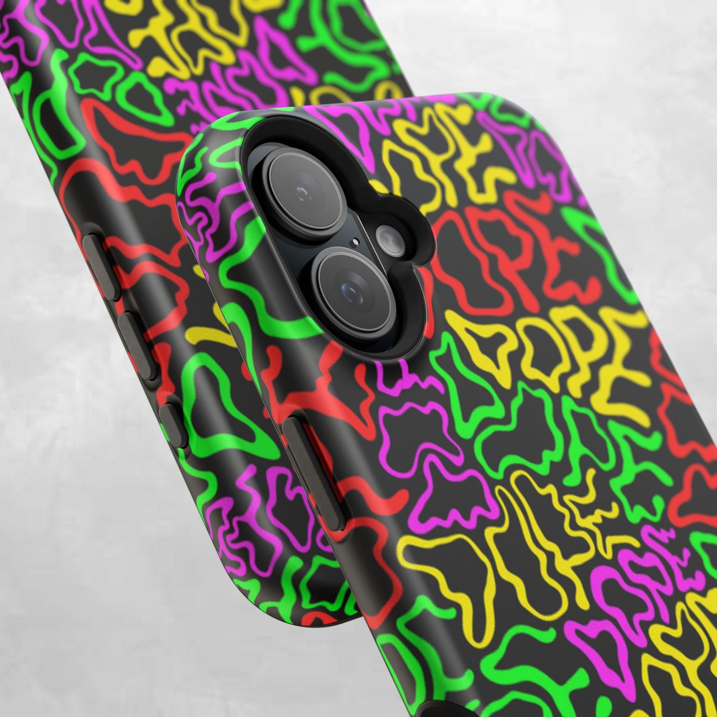 Colorful Magnetic Phone Cases, Funky Case for Teens, Cool Phone Accessories, Unique Gift for Friends, Vibrant Tough Cases, Phone Protection