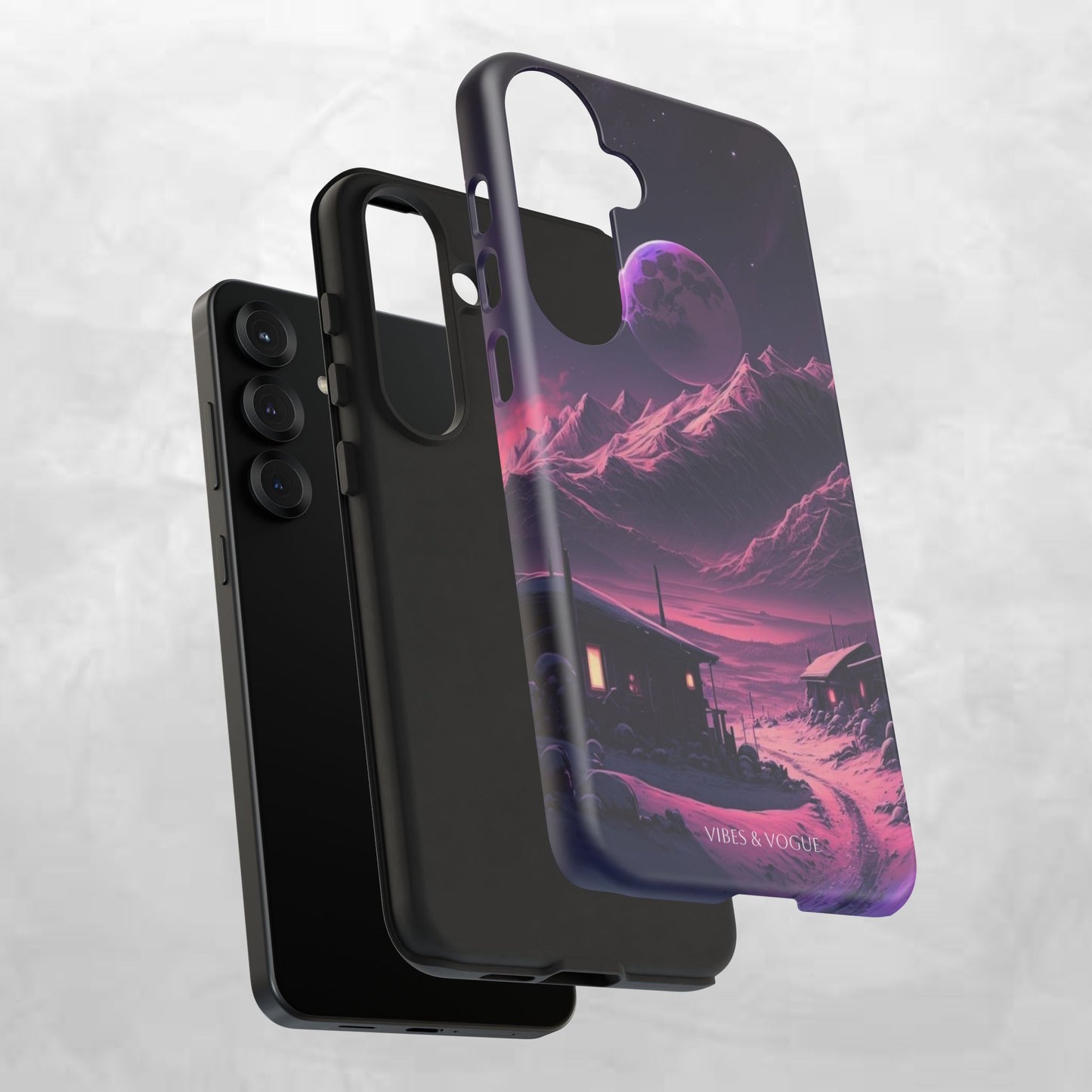 Futuristic Phone Case, Galaxy Aesthetic, Cosmic Art, Stylish Protection, Gifts for Tech Lovers