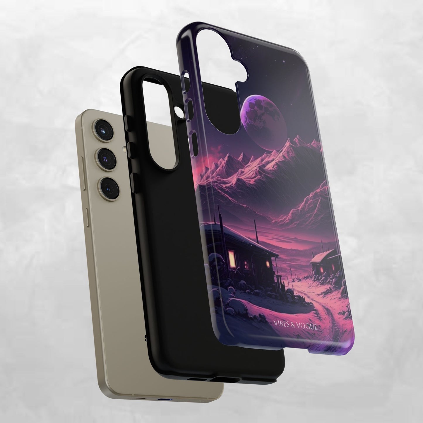 Futuristic Phone Case, Galaxy Aesthetic, Cosmic Art, Stylish Protection, Gifts for Tech Lovers