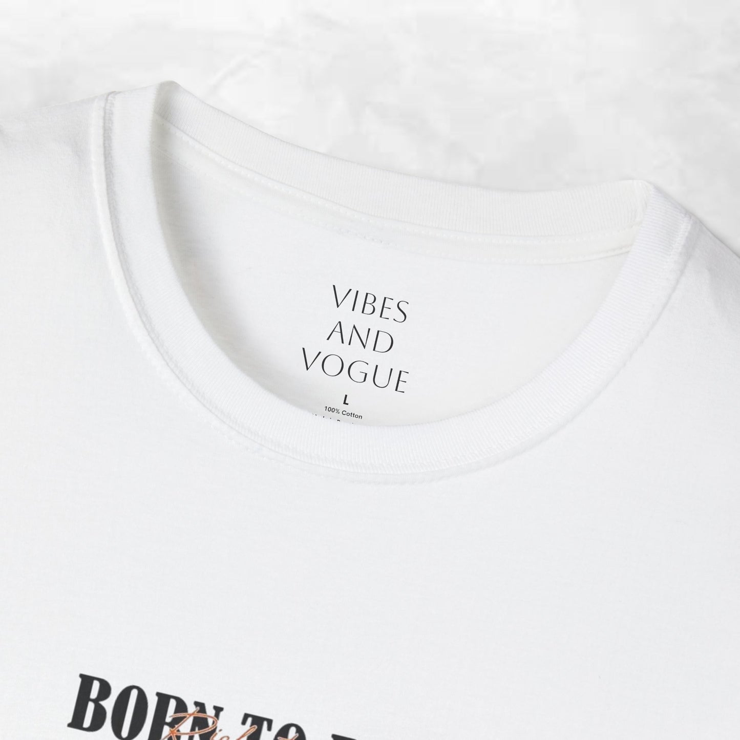 Born to Risk T-Shirt — Minimalist Motivational Graphic Tee