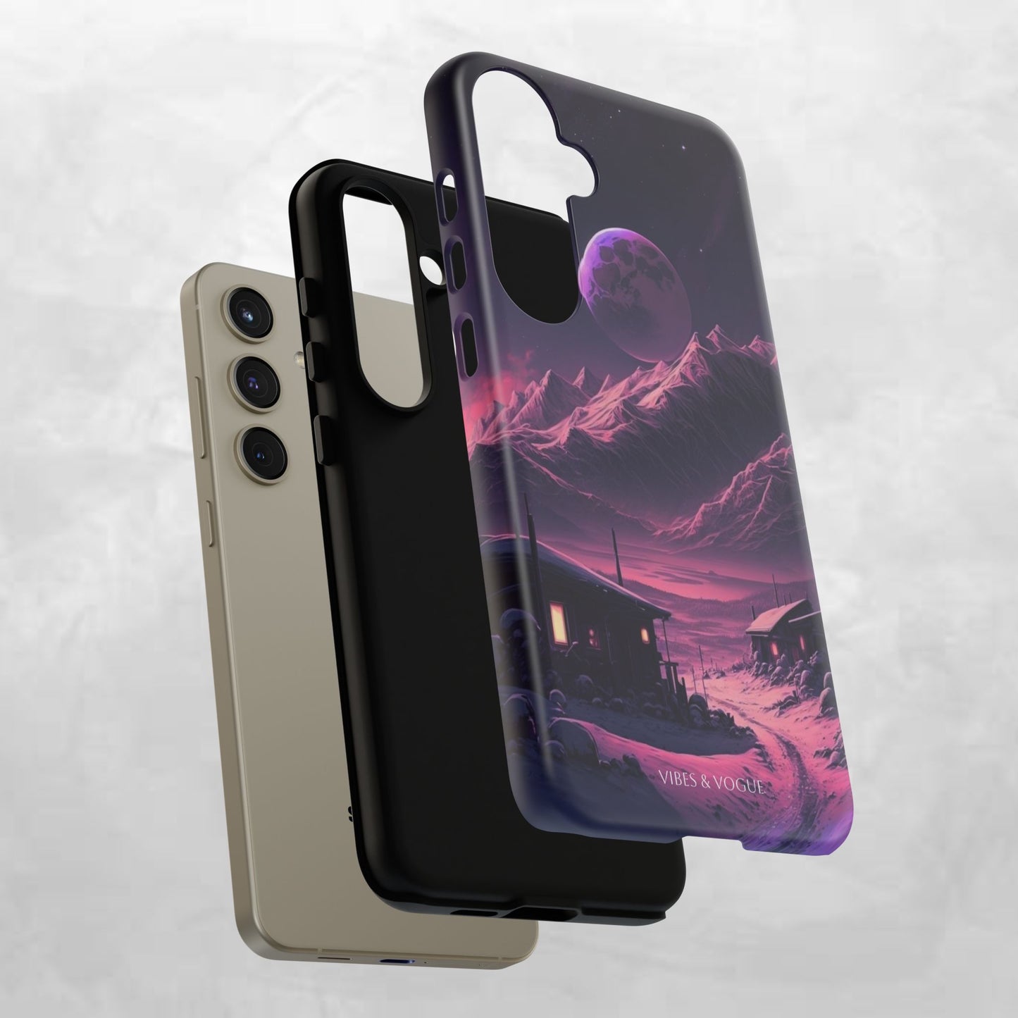 Futuristic Phone Case, Galaxy Aesthetic, Cosmic Art, Stylish Protection, Gifts for Tech Lovers
