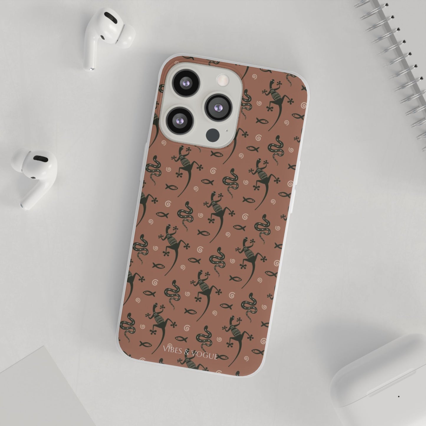 Whimsical Flexi Cases for Trendy Phone Protection, Stylish Accessories, Gift Idea for Animal Lovers, Eco-Friendly Design, Cute Lizard [...]