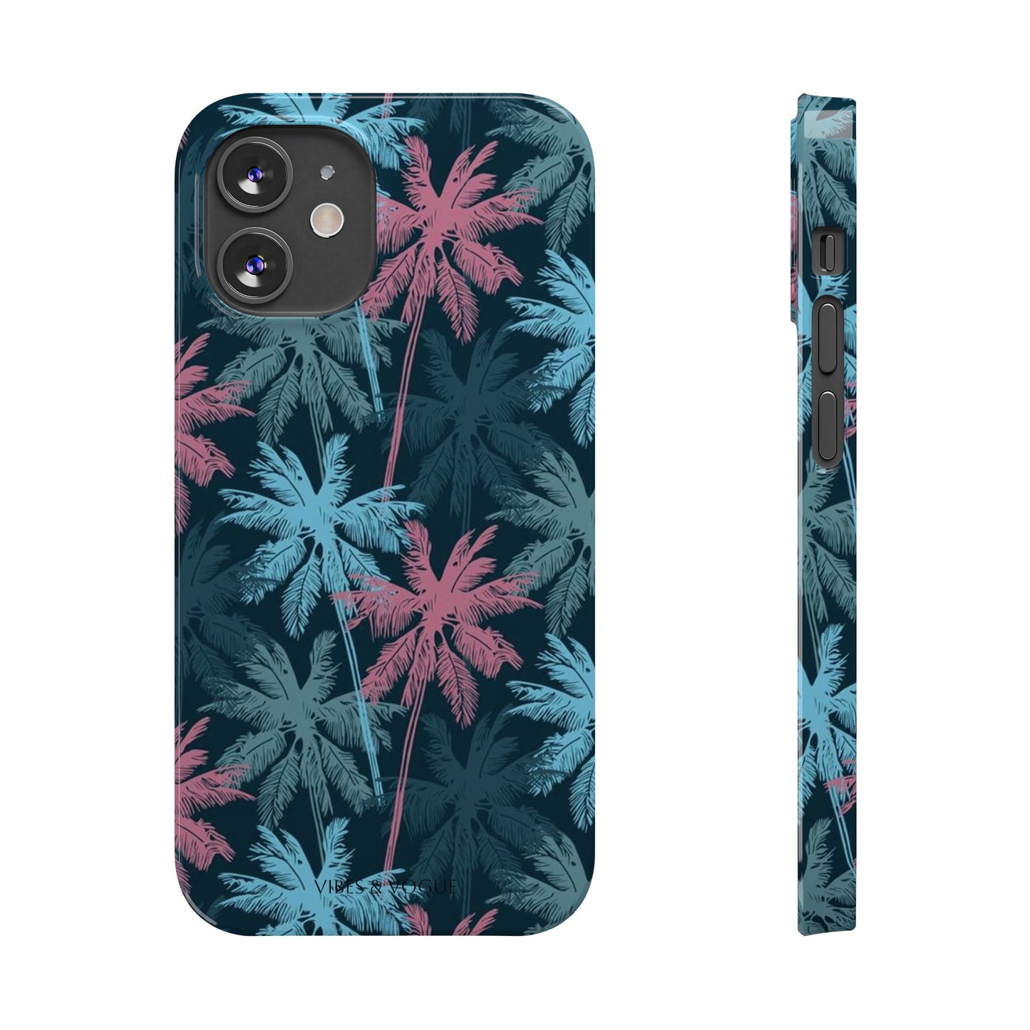 Tropical Vibes Slim Phone Case - Summer Botanical Design