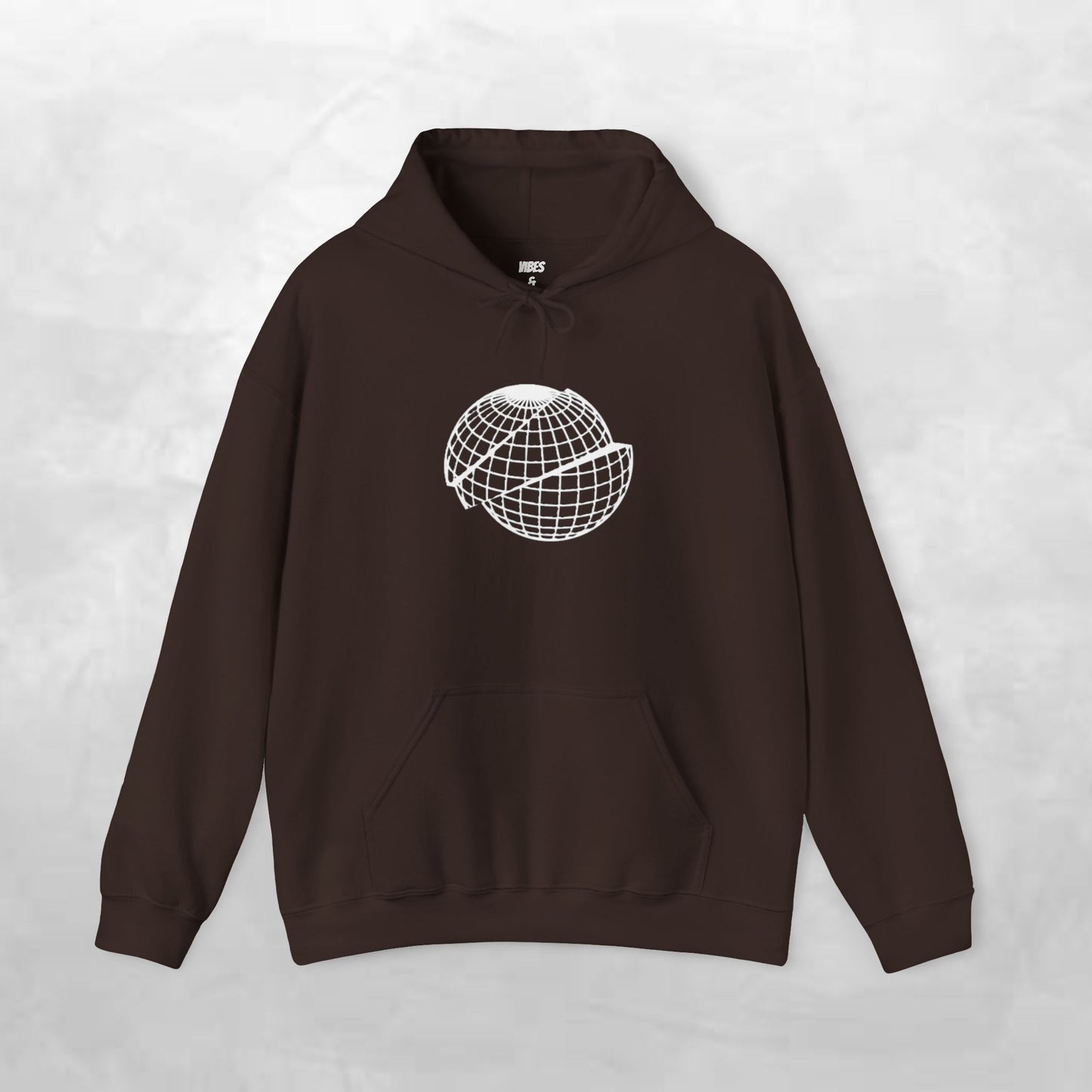 Chill Vibes Unisex Hooded Sweatshirt with Smoky Design