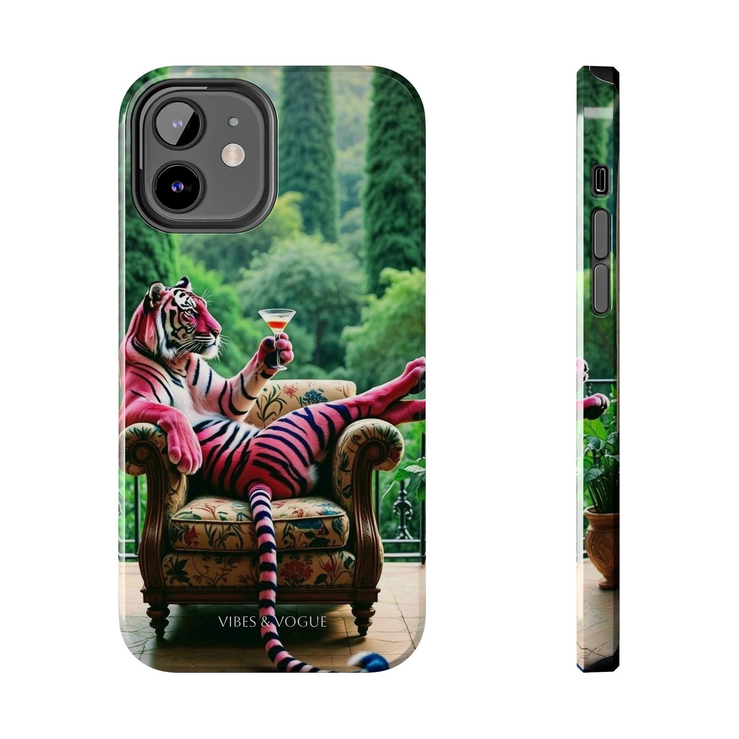 Relaxed Tiger Phone Case | Tough Case for Animal Lovers, Unique Gift for Friends, Stylish Tech Accessories, Fun Phone Cover, Vibrant Design