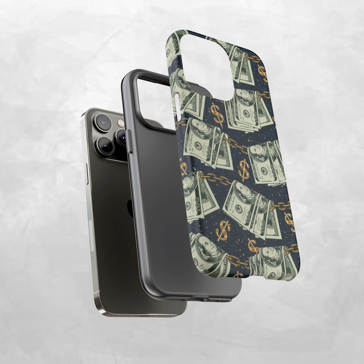 Money Motivation Phone Case, Tough Cases for iPhone, Money Design Phone Accessory, Trendy Tech Gifts, Unique Phone Cover