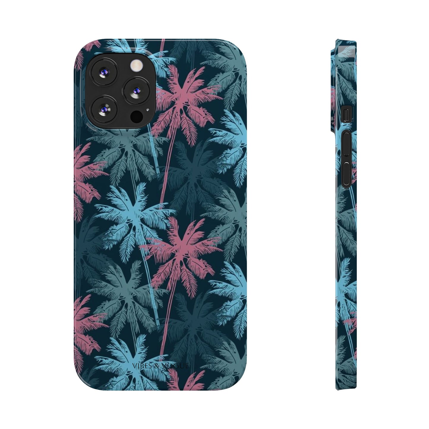 Tropical Vibes Slim Phone Case - Summer Botanical Design