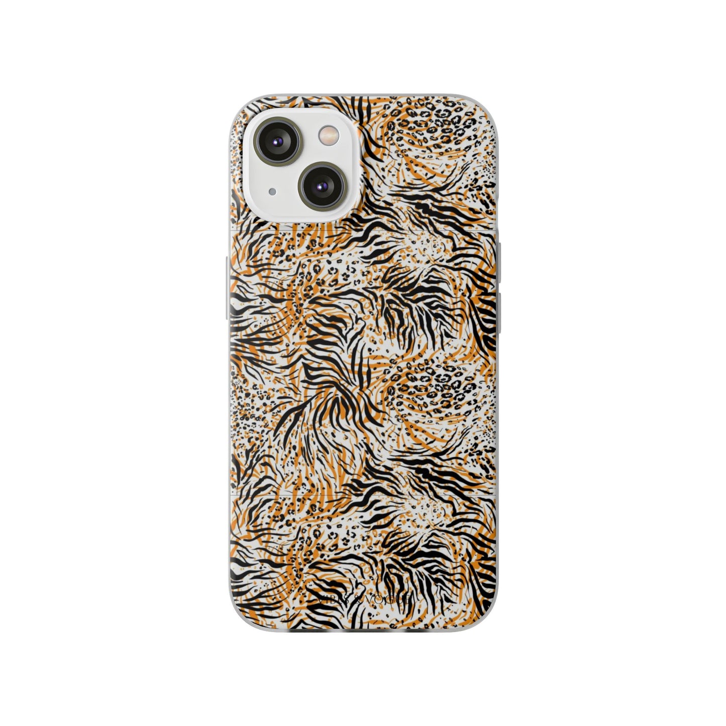 Wild Animal Print Flexi Case for iPhone - Fierce & Trendy Design