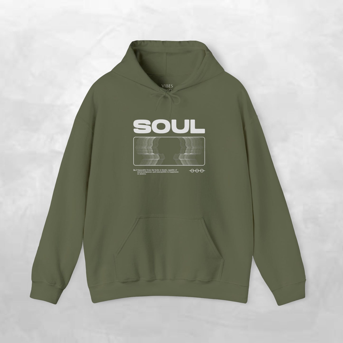 Soul Graphic Hoodie — Retro VHS Silhouette Streetwear
