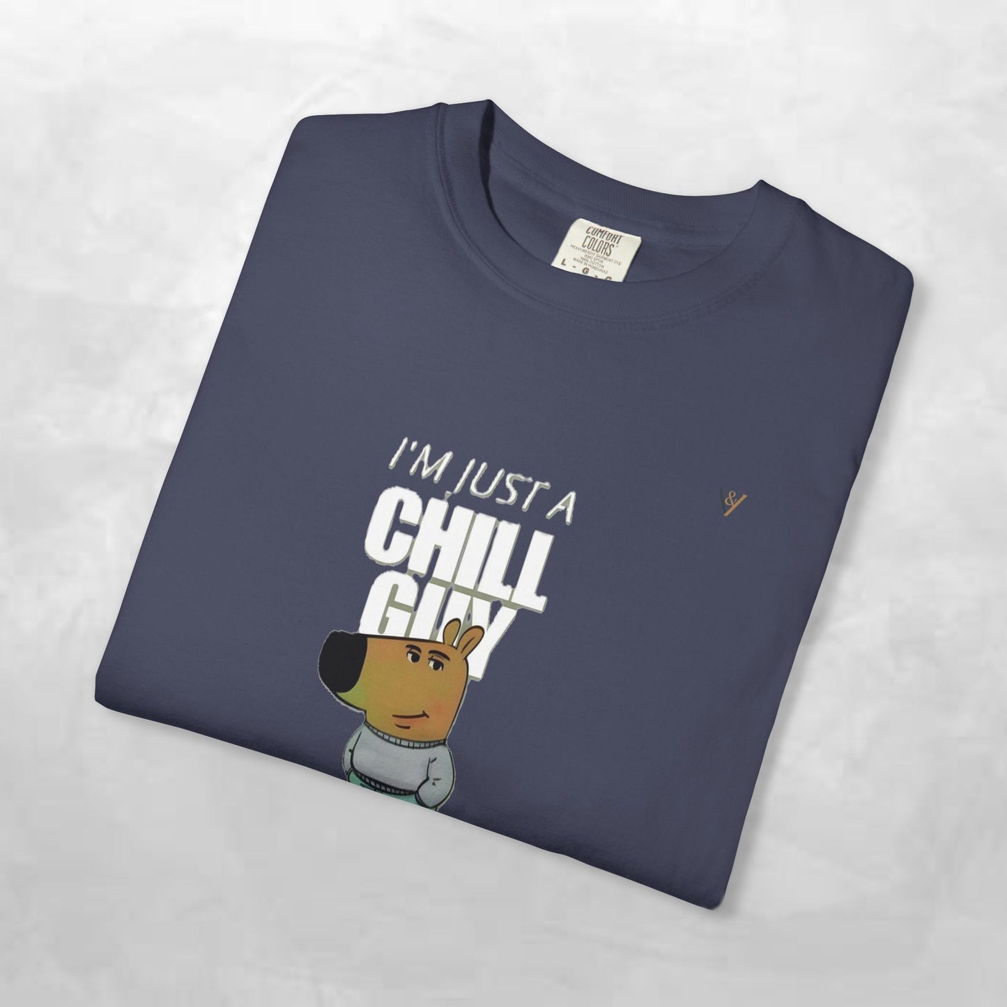 Chill Guy Graphic T-Shirt - Relaxed Unisex Tee for Casual Vibes