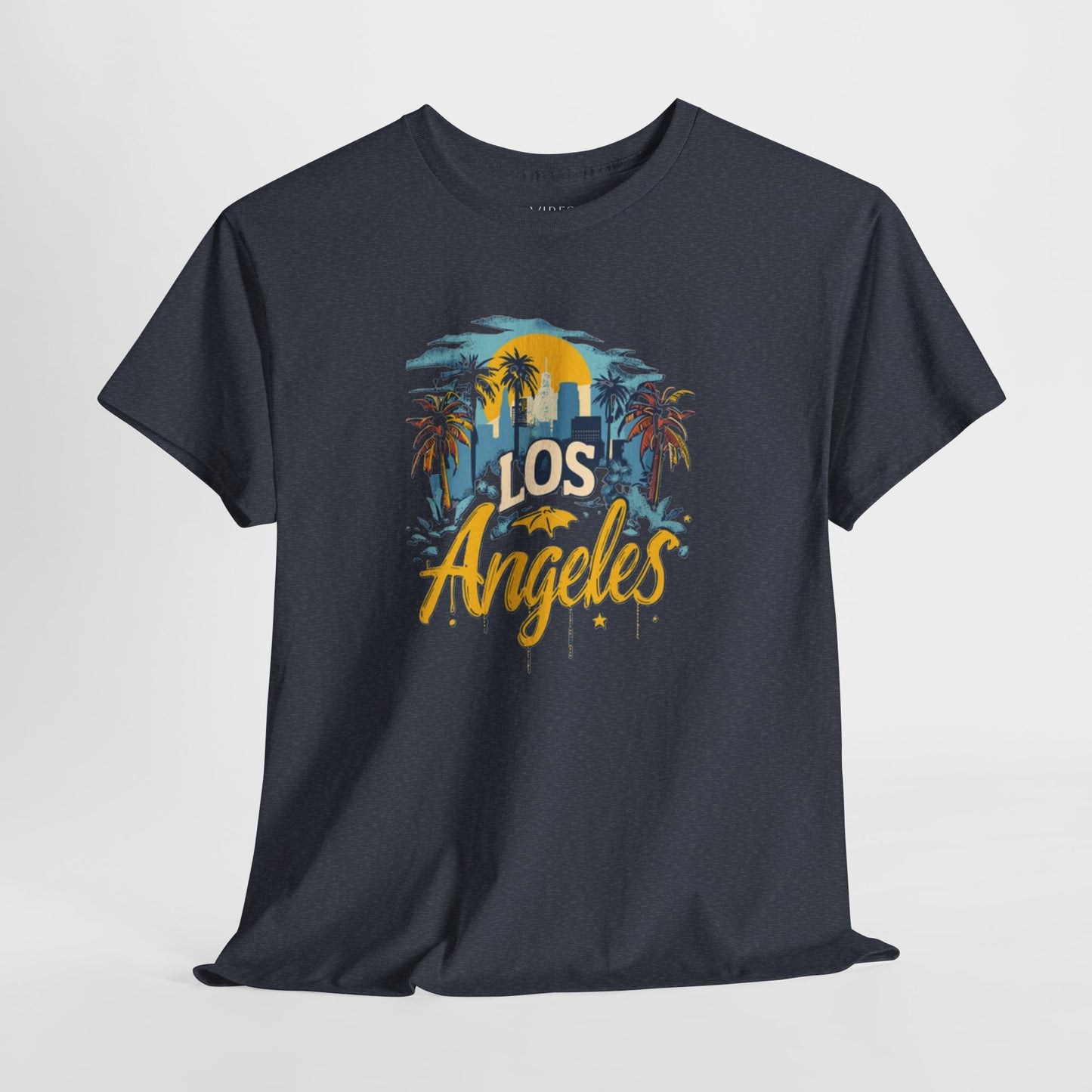 Los Angeles Sunset Unisex Heavy Cotton Tee - Casual Comfortable Streetwear