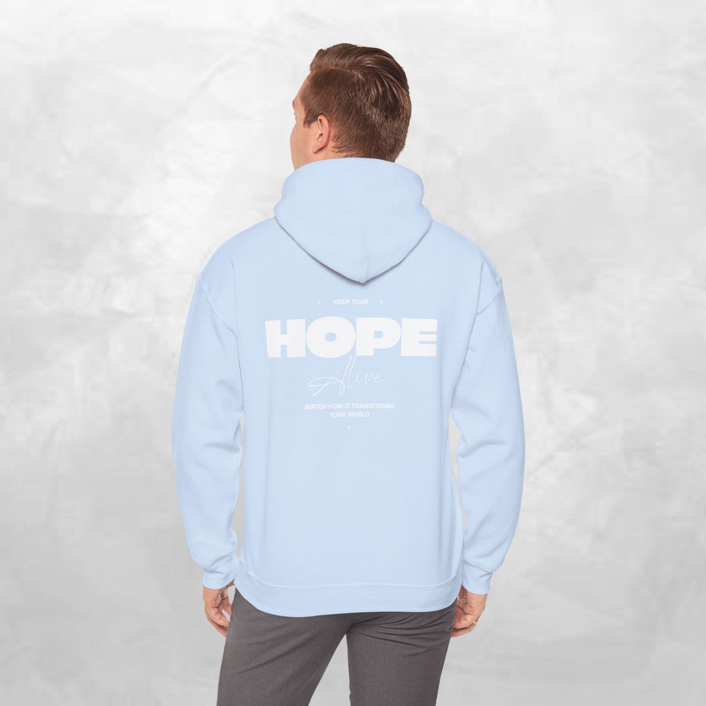 Keep Your Hope Alive Unisex Hooded Sweatshirt - Cozy Inspiration for Everyday Moments