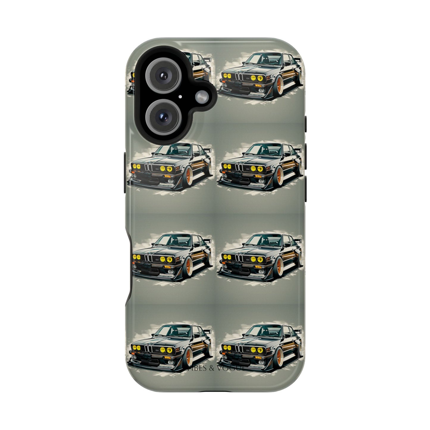 Stylish Car-Themed Magnetic Tough Cases - Perfect for Auto Enthusiasts