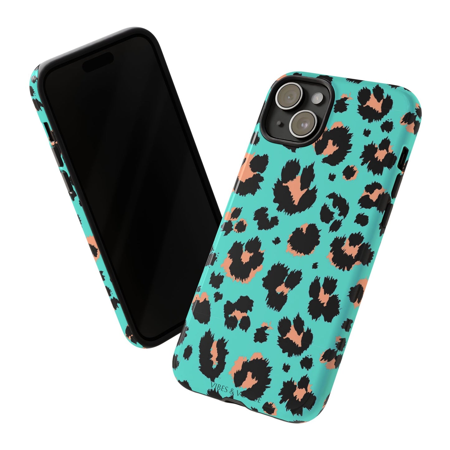 Leopard Print Phone Case, Tough Phone Case, Wild Style Accessory, Animal Print Cover, Stylish Phone Protection