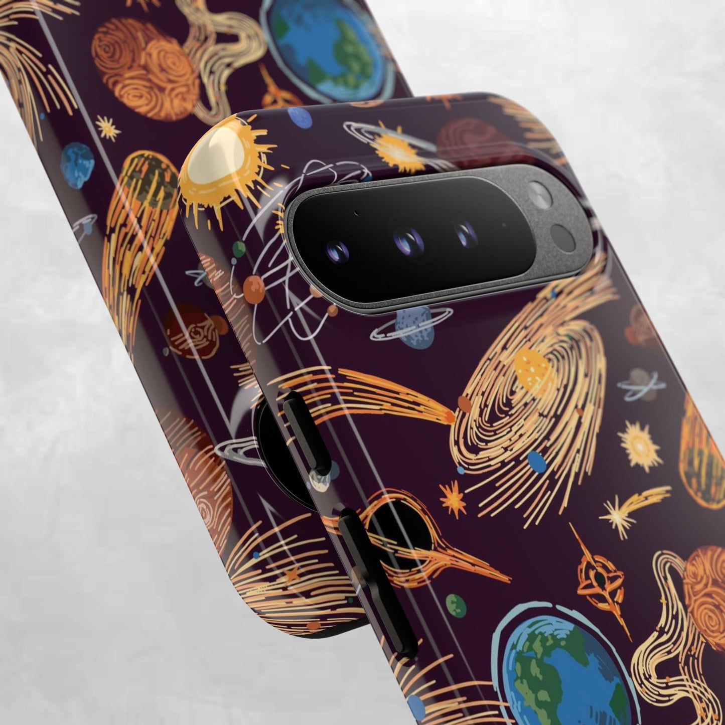 Space-Themed Phone Case - Cosmic Galaxy Design, Durable Protective Cover, Unique Gift, Celestial Lover's Accessory