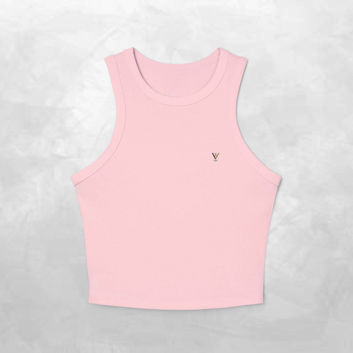 Women's Micro Rib Racer Tank Top - Effortless Everyday Style