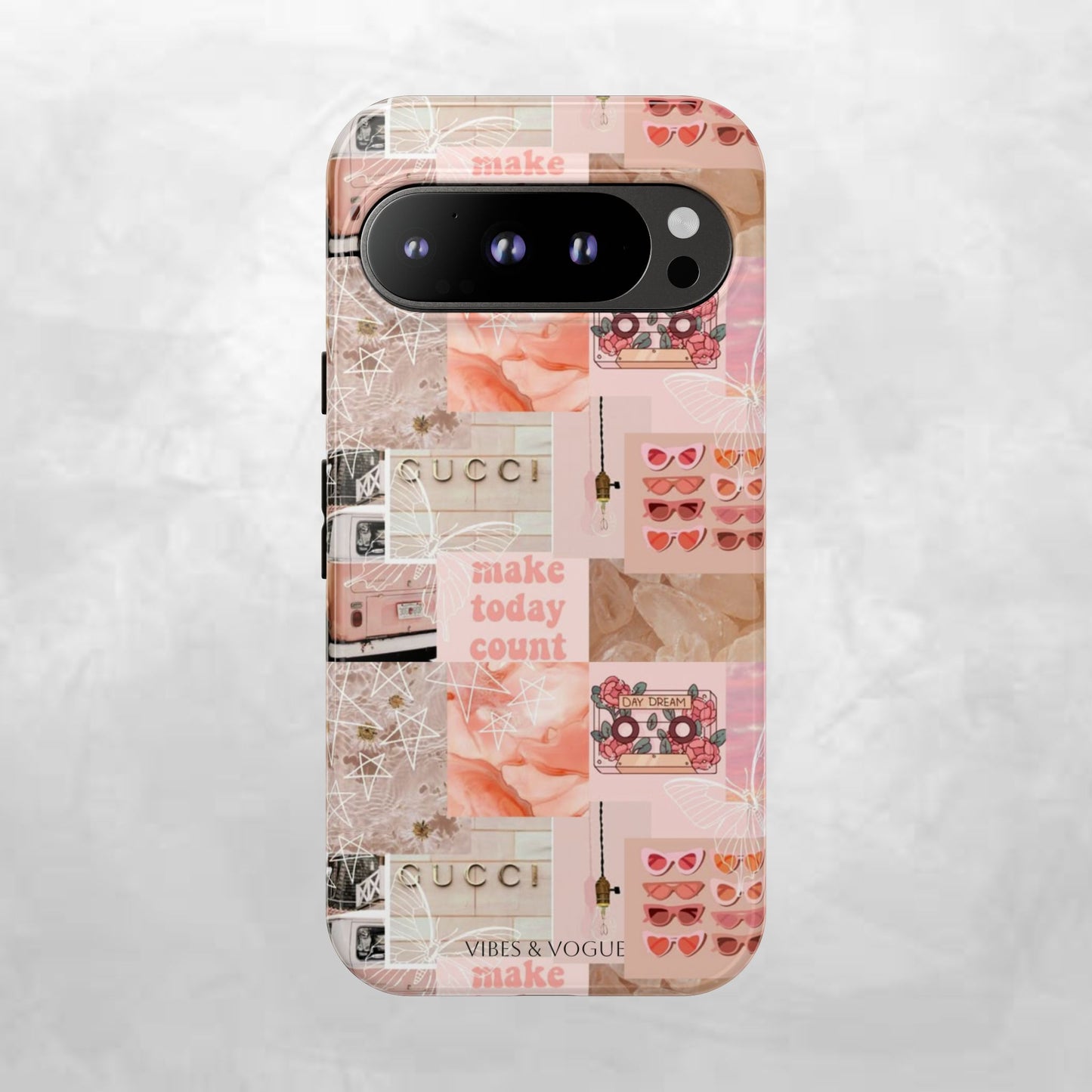 Stylish Phone Case for Trendsetters, Customizable Smartphone Cover, Vibes & Vogue Design, Floral Aesthetic Gift, Unique Tech Accessory