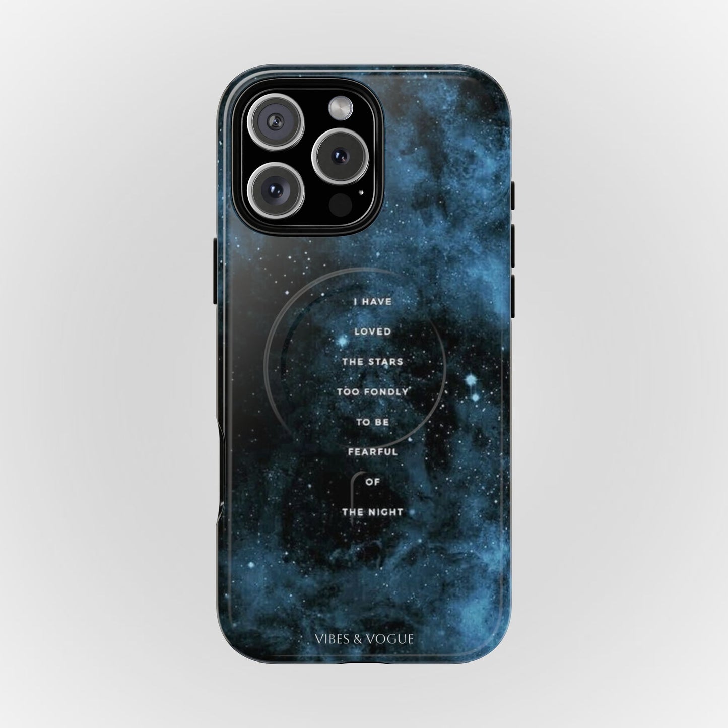 Galaxy-Inspired Tough Magnetic Phone Case - "I Have Loved the Stars"