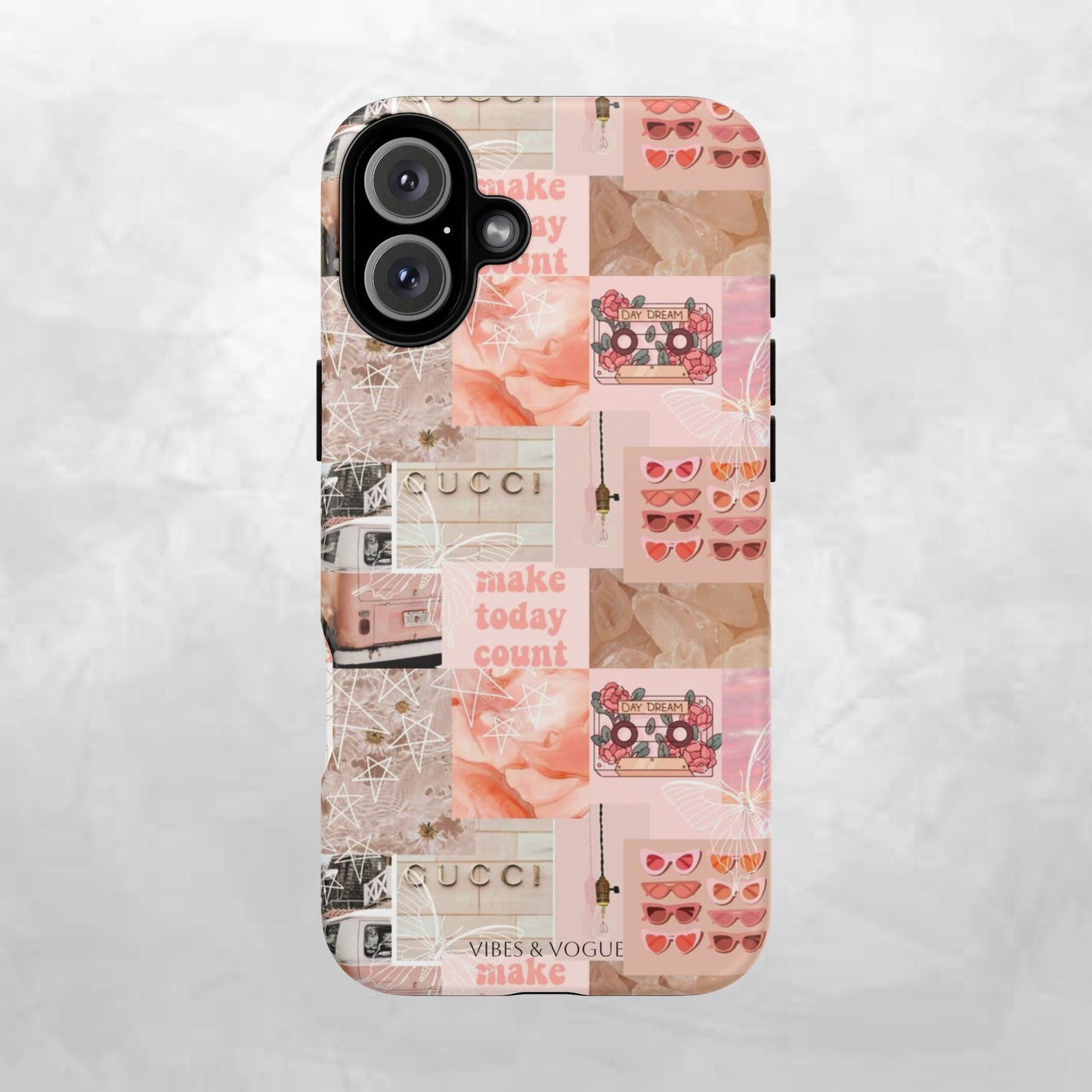 Stylish Phone Case for Trendsetters, Customizable Smartphone Cover, Vibes & Vogue Design, Floral Aesthetic Gift, Unique Tech Accessory