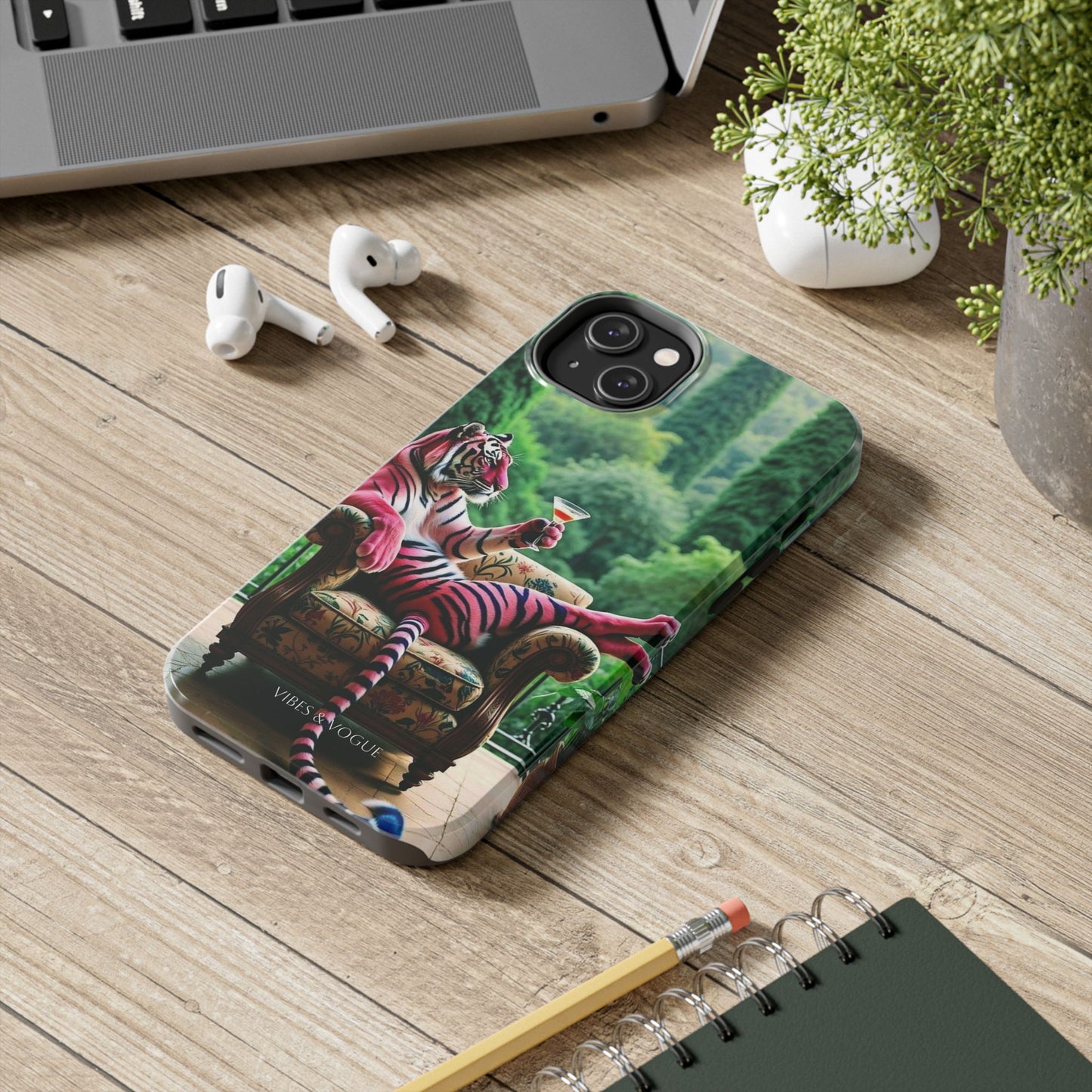 Relaxed Tiger Phone Case | Tough Case for Animal Lovers, Unique Gift for Friends, Stylish Tech Accessories, Fun Phone Cover, Vibrant Design