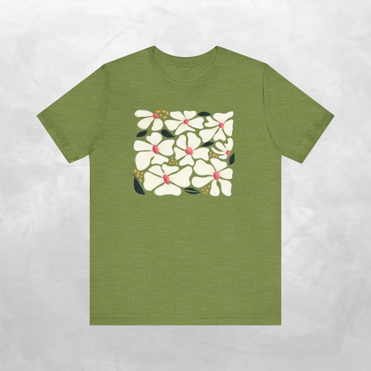 Vibrant Floral Unisex Tee, Casual Summer Shirt, Gift for Flower Lovers, Beachwear, Relaxed Fit, Everyday Comfort