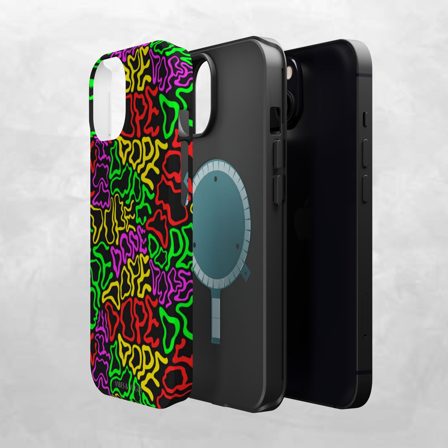 Colorful Magnetic Phone Cases, Funky Case for Teens, Cool Phone Accessories, Unique Gift for Friends, Vibrant Tough Cases, Phone Protection