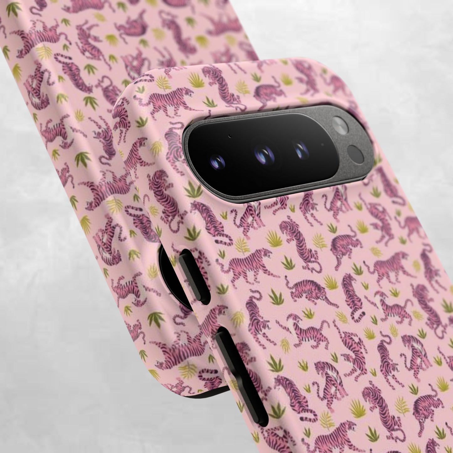 Pink Tiger Pattern Phone Case - Tough Cases