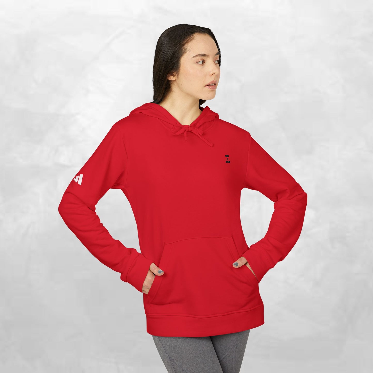 Adidas Unisex Fleece Hoodie - Cozy Athletic Fashion for Everyday Wear