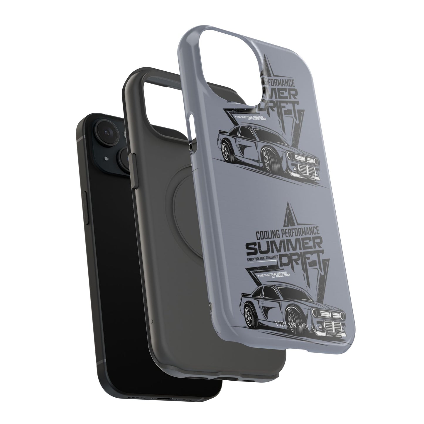 Summer Drift Racing Impact-Resistant Phone Case