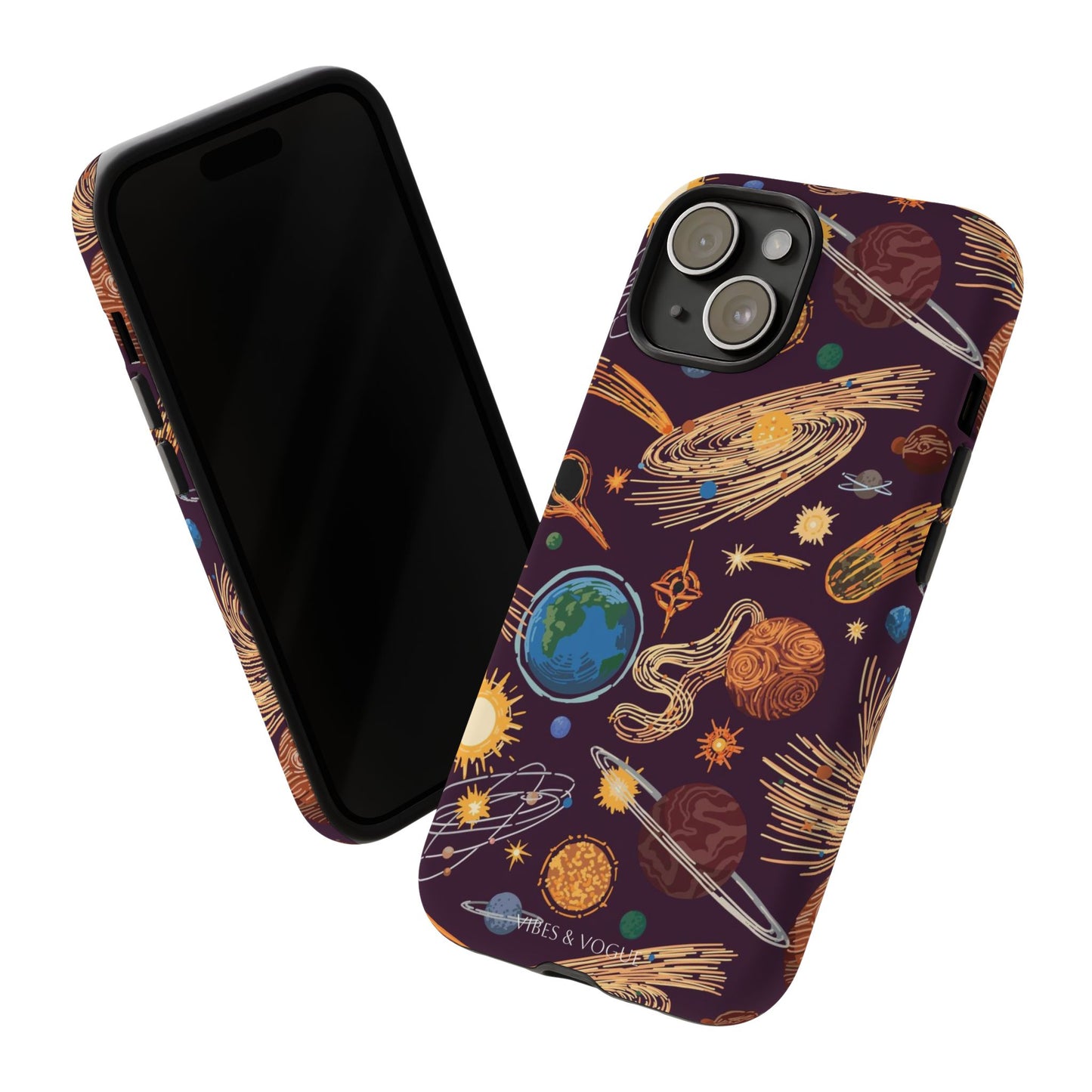 Space-Themed Phone Case - Cosmic Galaxy Design, Durable Protective Cover, Unique Gift, Celestial Lover's Accessory
