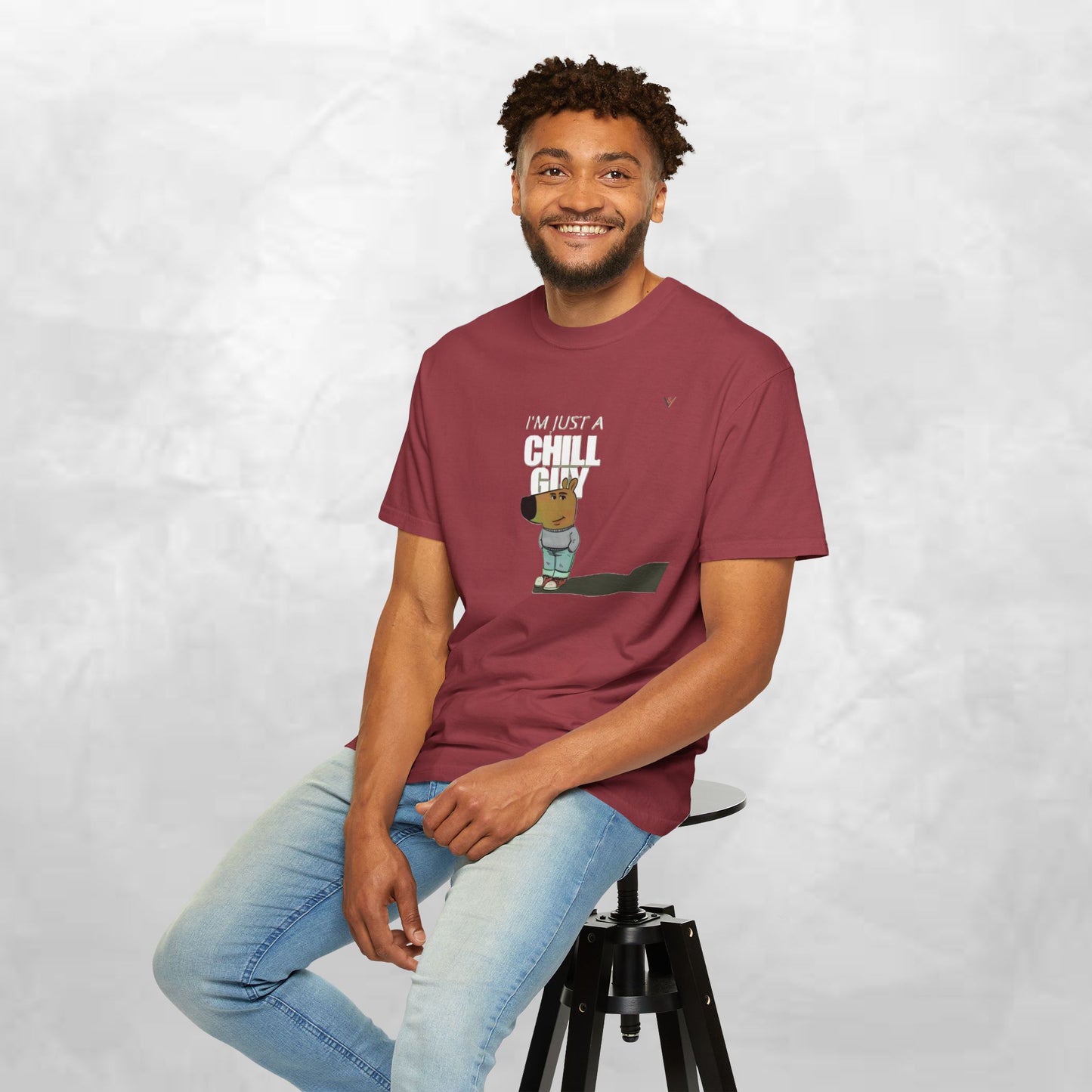 Chill Guy Graphic T-Shirt - Relaxed Unisex Tee for Casual Vibes