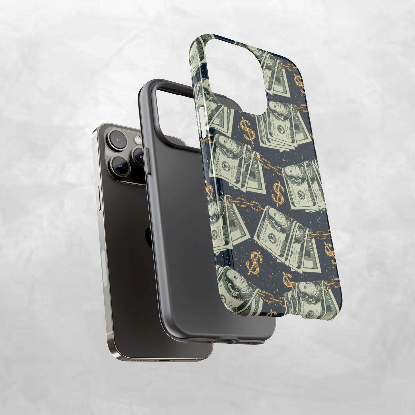 Money Motivation Phone Case, Tough Cases for iPhone, Money Design Phone Accessory, Trendy Tech Gifts, Unique Phone Cover