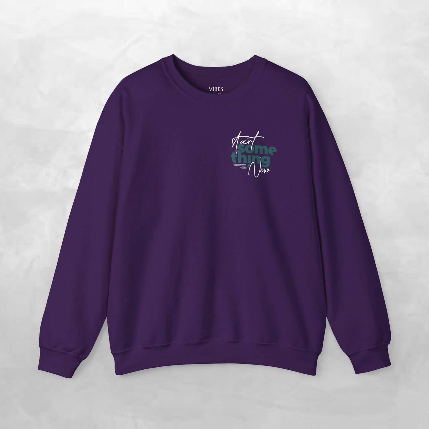 Minimal 'Do Something' Crewneck Sweatshirt