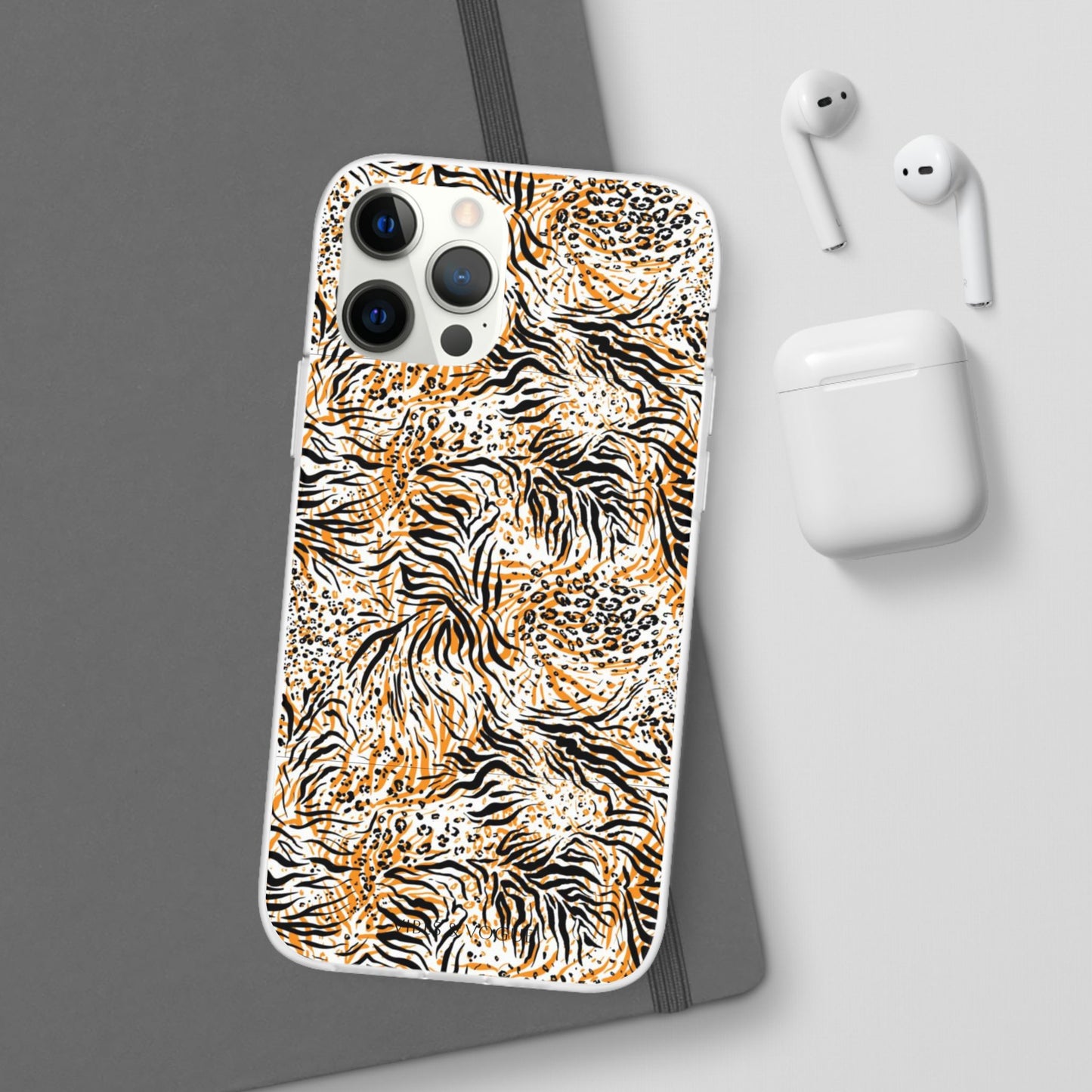 Wild Animal Print Flexi Case for iPhone - Fierce & Trendy Design
